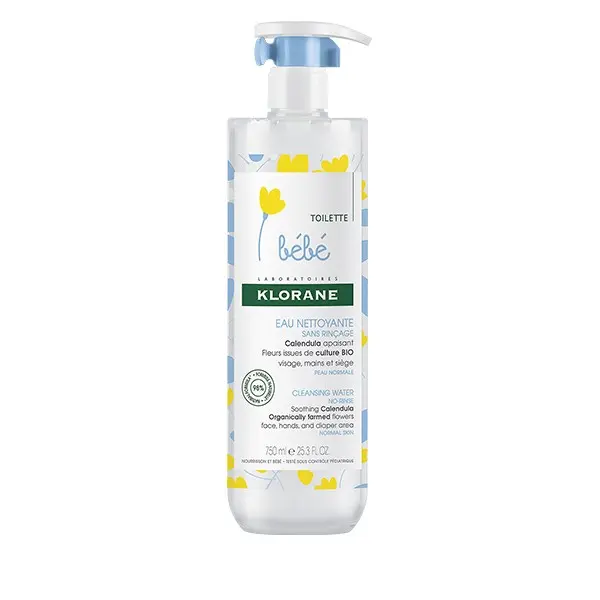 Klorane Bébé eau nettoyante micellaire 750ml