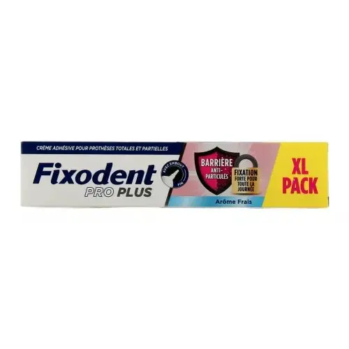 Fixodent Pro Plus Crème Adhésive Antiparticules Pour Prothèses 57 g - Pharmacie Agnès Praden à Alès