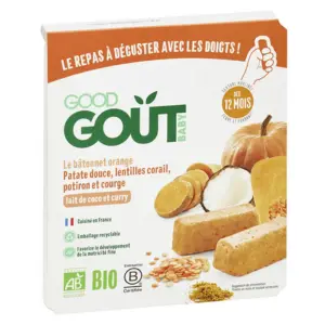 Good Gout Le bâtonnet Patate Douce Lentilles Corail 120g 