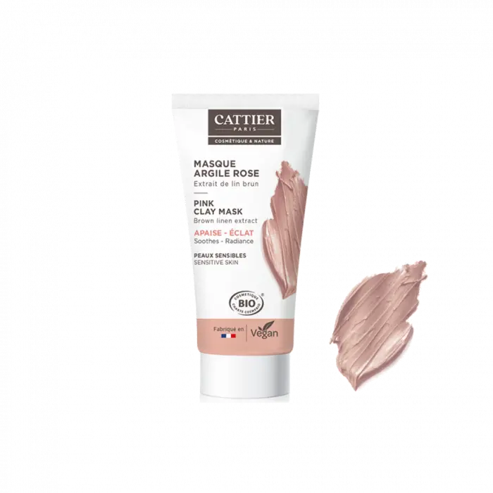 Cattier Mini masque argile rose 30ml - Pharmacie Agnès Praden à Alès