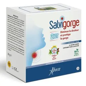 Aboca ORL Salvigorge 2 ACT Douleur Gorge 20 Comprimés