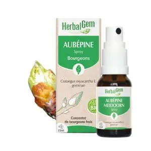 Herbalgem Bourgeons Spray Aubépine Bio 15ml
